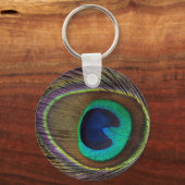 Pfauenfeder Schlüsselanhänger (Vorderseite)