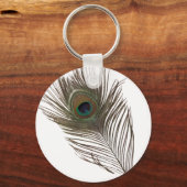 Pfauenfeder Schlüsselanhänger (Vorderseite)