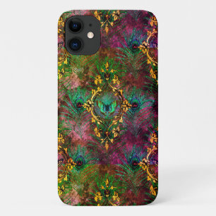 Pfauenfeder-Schmetterling viktorianisch elegant li Case-Mate iPhone Hülle