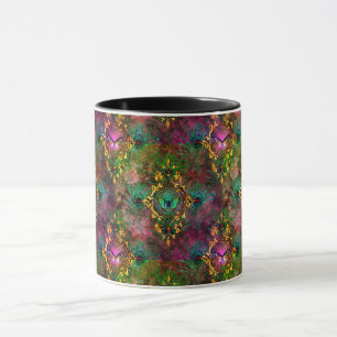 Pfauenfeder Schmetterling viktorianisch elegante l Tasse