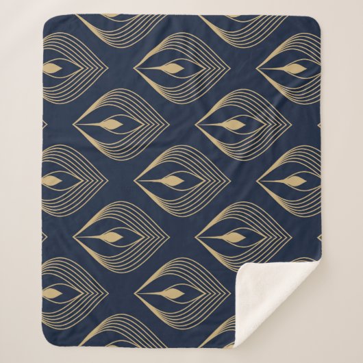 Pfauenfeder Sherpadecke (Vorderseite)