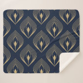 Pfauenfeder Sherpadecke (Vorderseite (Horizontal))