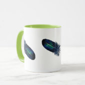 Pfauenfeder-Tasse Tasse (Vorderseite Links)