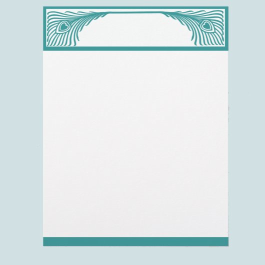 Pfauenfederborder individuell anpassbar