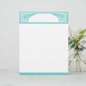 Pfauenfederborder individuell anpassbar (Stehend Vorderseite)