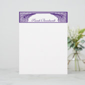 Pfauenfederborder individuell anpassbar (Stehend Vorderseite)