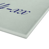 Pfauenfederbräune und -baumabteilung schneidebrett (Ecke)