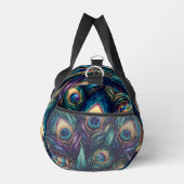 Pfauenfederdesign einzigartig duffle bag (Rechts)
