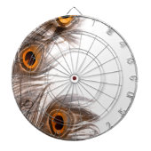 Pfauenfederhalter Dartscheibe (vorne)