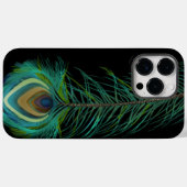 Pfauenfederhalter, die Sie als Hintergrundfarbe au Case-Mate iPhone Hülle (Rückseite (Horizontal))