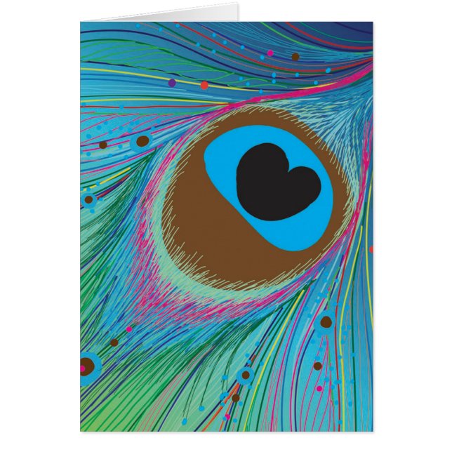 Pfauenfederhalter-Hintergrund (Vorne)