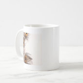Pfauenfederhalter Kaffeetasse (Vorderseite Links)