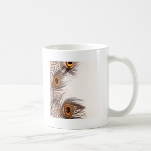 Pfauenfederhalter Kaffeetasse (Rechts)
