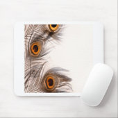 Pfauenfederhalter Mousepad (Mit Mouse)