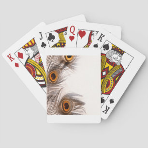 Pfauenfederhalter Spielkarten