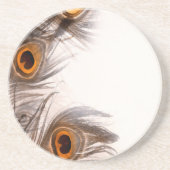 Pfauenfederhalter Untersetzer (Vorne)