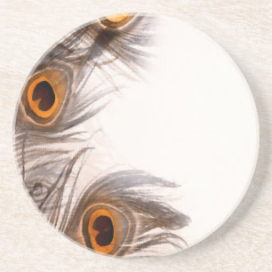 Pfauenfederhalter Untersetzer