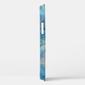 Pfauenfedermarmor blau aquamarin lila Case-Mate iPhone hülle (Rückseite / Rechts)