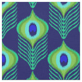 Pfauenfedermatte Stoff (Nahaufnahme)