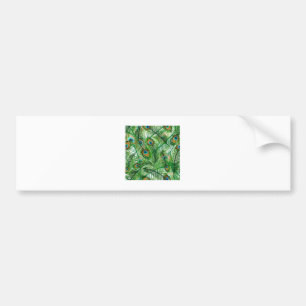 Pfauenfedermuster Autoaufkleber