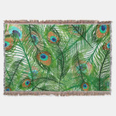 Pfauenfedermuster Decke (Vorderseite)