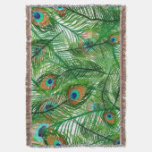 Pfauenfedermuster Decke (Vorderseite Vertikal)