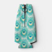 Pfauenfedermuster Flaschenkühler (Rückseite)