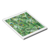 Pfauenfedermuster Notizblock (angewinkelt)