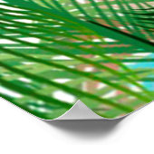 Pfauenfedermuster Poster (Ecke)