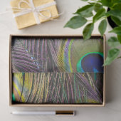 PfauenFedern 1 Dekoupage Tissue Seidenpapier (Geschenk)