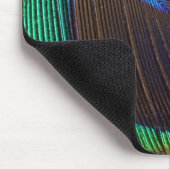 Pfauenfedern 3 mousepad (Ecke)
