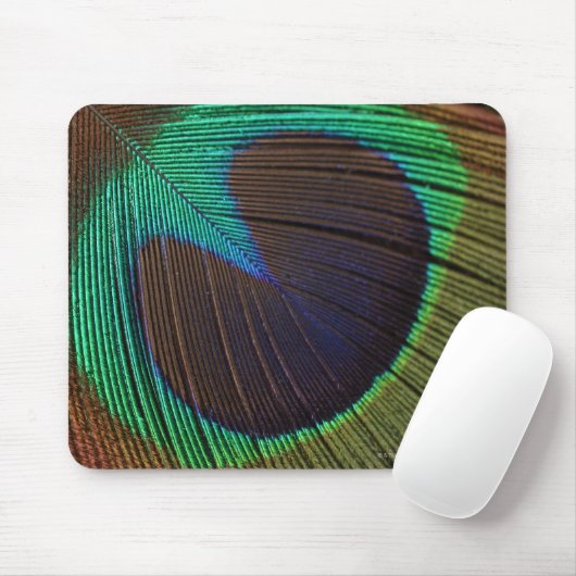 Pfauenfedern 3 mousepad (Mit Mouse)