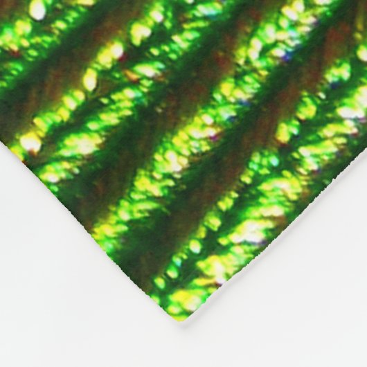 PfauenFedern 6A-6B Optionen Fleecedecke (Ecke)