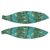 Pfauenfedern, abstrakt - Muster in Acryl Basketball (Panele)