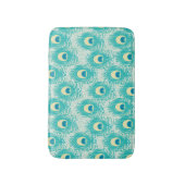 Pfauenfedern Badematte (Vorderseite Vertikal)