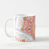 PfauenFedern, Blumenrundschmuck. Kaffeetasse (Links)