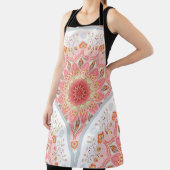 PfauenFedern, Blumenrundschmuck. Schürze (InSitu)