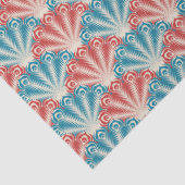 Pfauenfedern-Gewebepapier Seidenpapier (Detail)