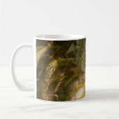 PfauenFedern III (Weiblich) Subtile Natur Kaffeetasse (Links)