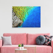 Pfauenfedern IV Farbenfrohe Abstrakte Natur Leinwanddruck (Insitu (Wohnzimmer))