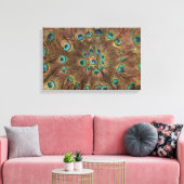 Pfauenfedern Leinwanddruck (Insitu (Wohnzimmer))