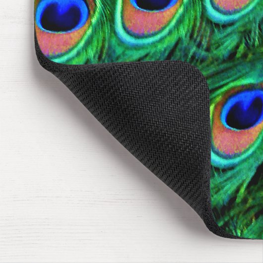 Pfauenfedern_ Mousepad (Ecke)