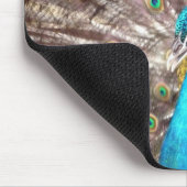 Pfauenfedern Mousepad (Ecke)