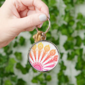 Pfauenfedern Schlüsselanhänger (Hand)