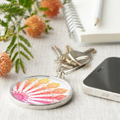 Pfauenfedern Schlüsselanhänger (Seite)