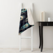 Pfauenfedern Sherpadecke (Beispiel)