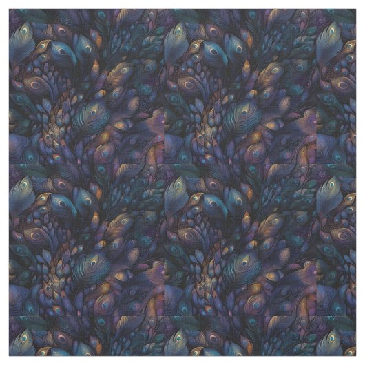 Pfauenfedern Stoff (Muster)