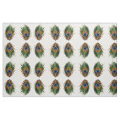 Pfauenfedern Stoff (Fat Quarter (45,7 x 55,9 cm))