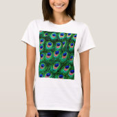 Pfauenfedern_ T-Shirt (Vorderseite)