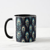 Pfauenfedern Tasse (Links)